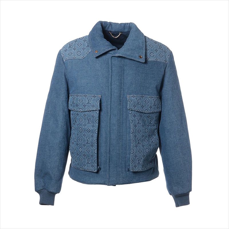 LOUIS VUITTON 23SS モノグラム パデッド デニムジャケット LOUIS VUITTON 23SS モノグラム パデッド デニムジャケット