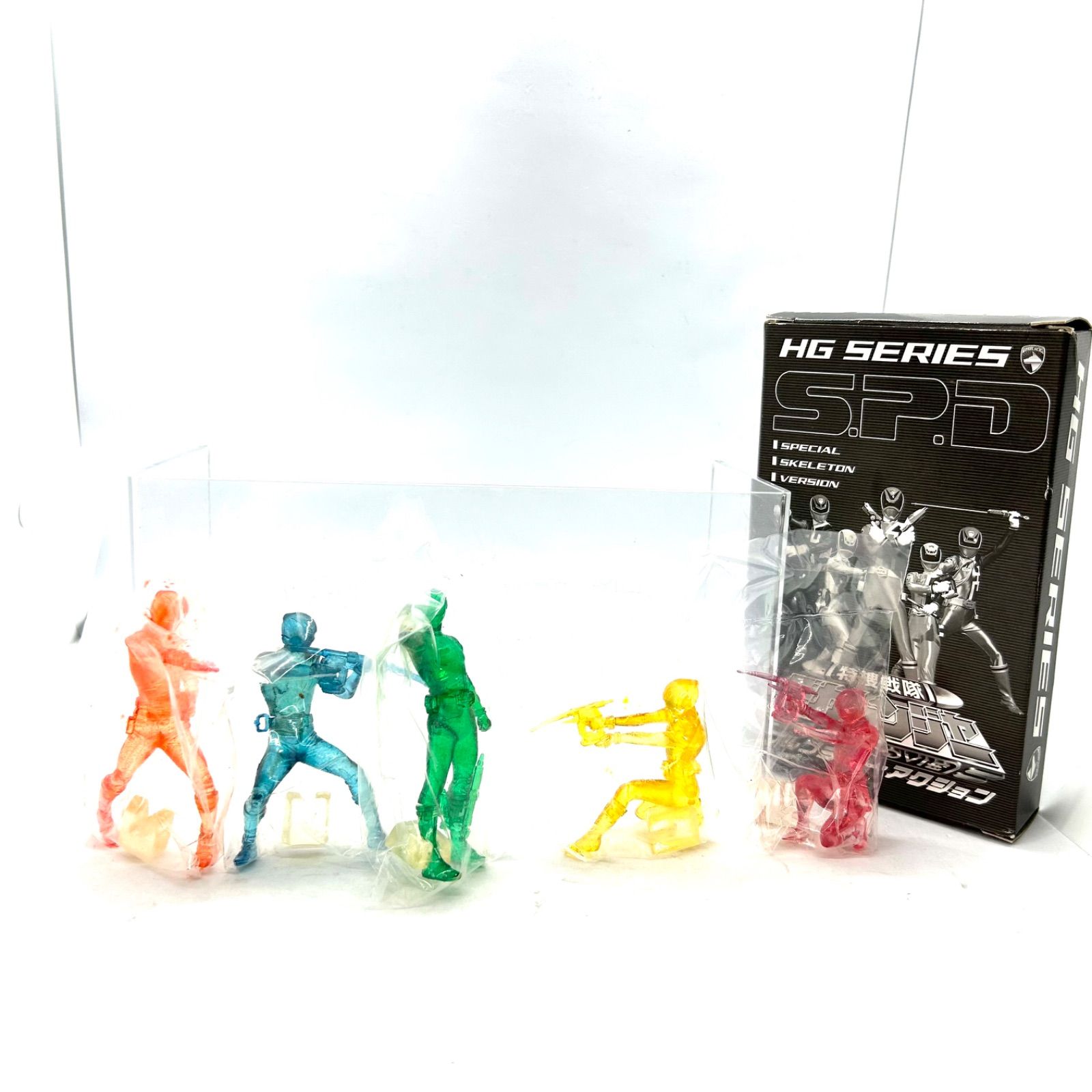 特捜戦隊デカレンジャー HG ガチャ 特捜戦隊デカレンジャー HGシリーズ スペシャルスケルトンバージョン