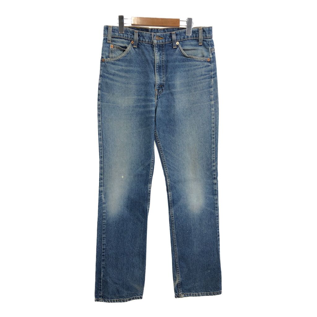 90年代 Levi s リーバイス 517 デニムパンツ オレンジタブ ブルー メンズ W34 L34 古着 U2845