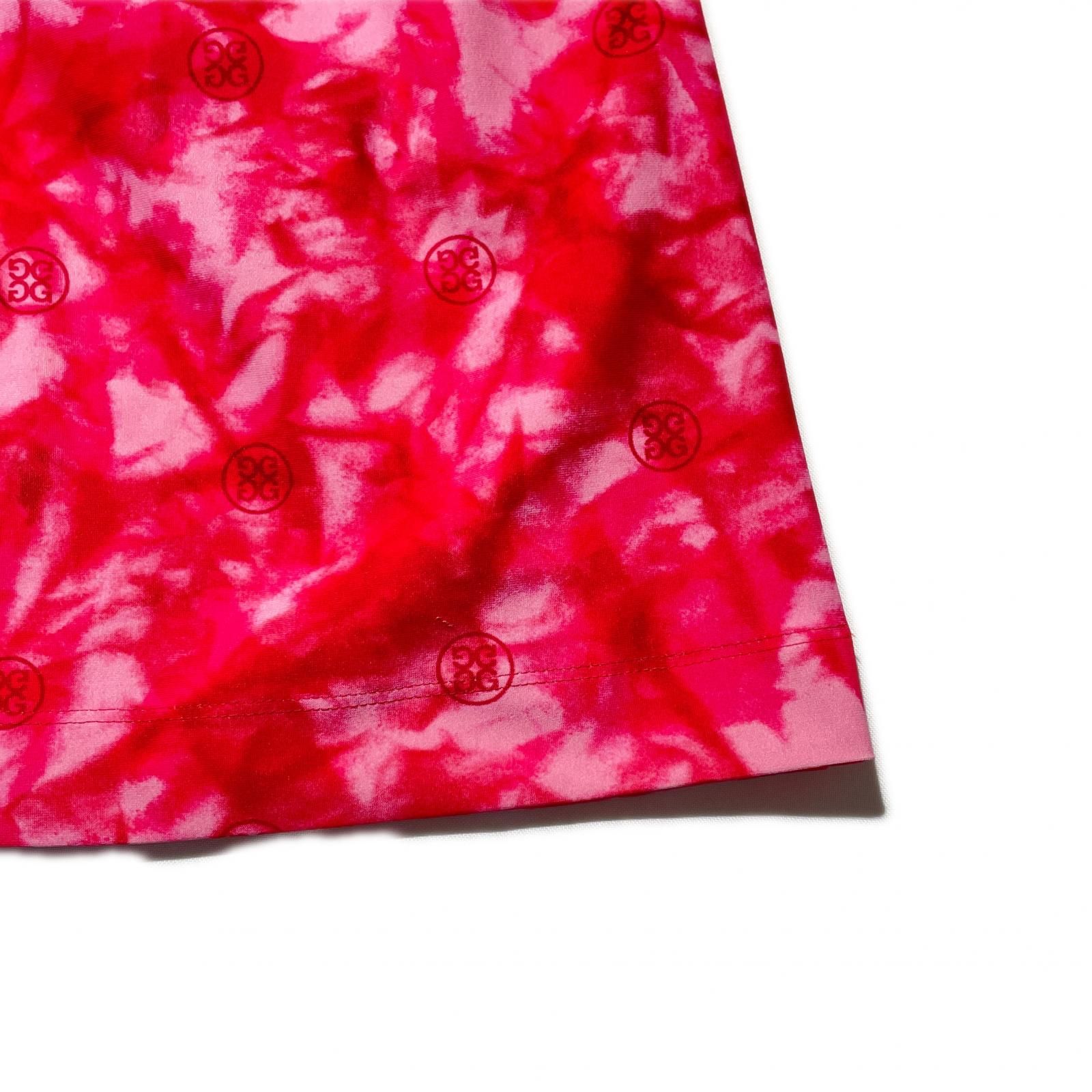 レディース ジーフォア G FORE ワンピース 36 S 赤 半袖モックネック インナーパンツ付き WHITEMONARCHHOTEL_COM