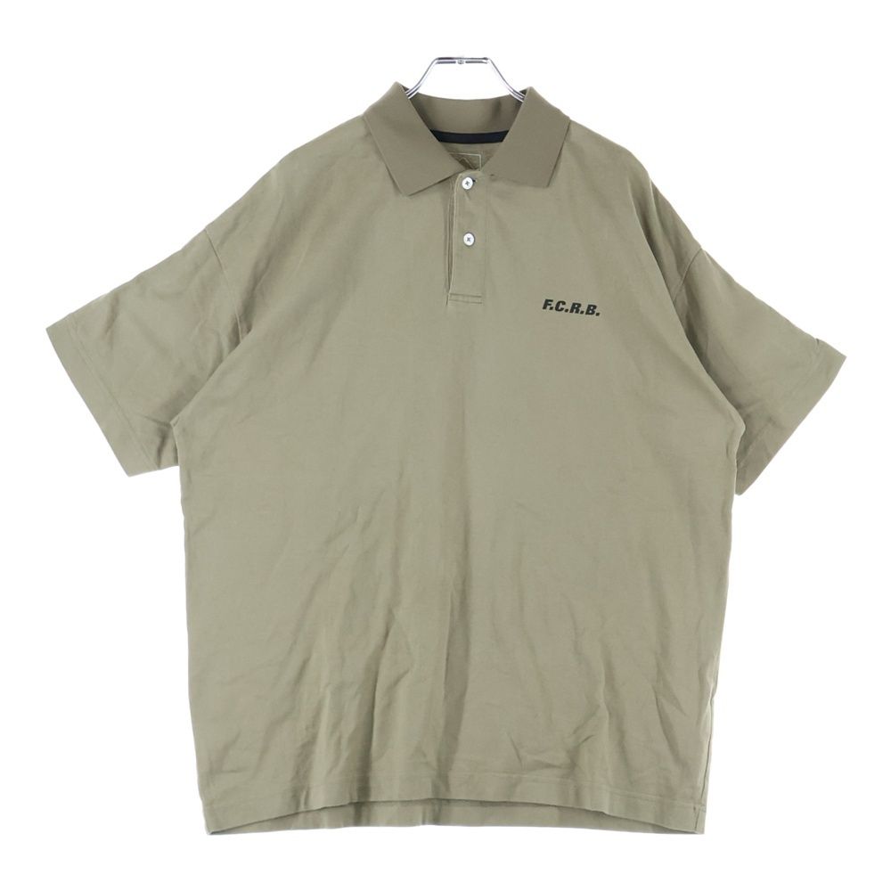 F.C.R.B. F.C.Real Bristol FCRB エフシーアールビー エフシー ルブリストル 23SS BIG LOGO WIDE POLO ビック ロゴデザイン ワイド 半袖ポロシャツ グリーン FCRB-230072