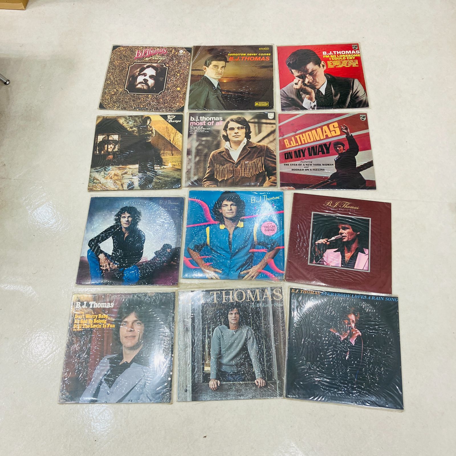 A【LP レコード】B.J. Thomas B.J.トーマス Tomorrow Never