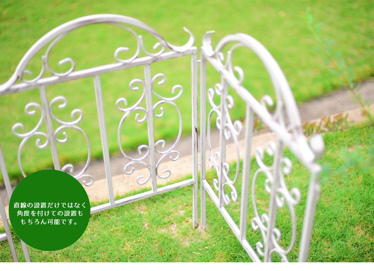 ブロンズブラウン 幅51cm×高さ77.5cm 5枚セット ミニフェンス GAF-MN780-5P-BRZ ゴージャスアイアン ガーデンガーデン