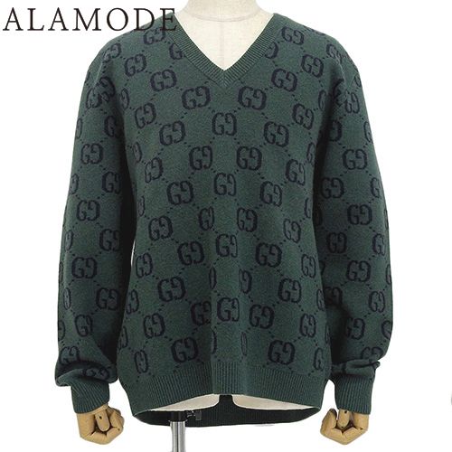 GUCCI(グッチ) Vネックニット トップス アパレル ファッション