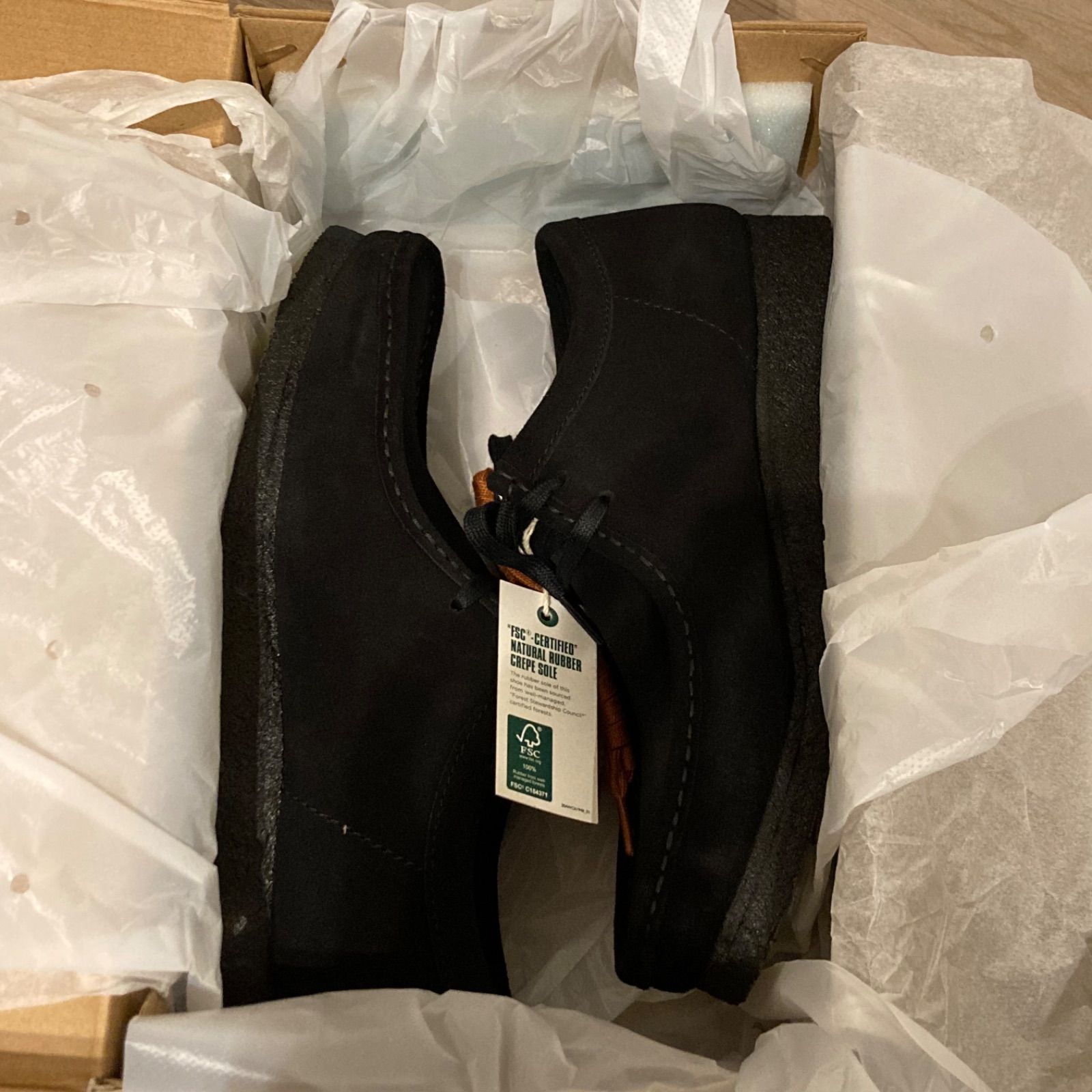 大特価!! Clarks Wallabee ブラック スエード クラークス ワラビー