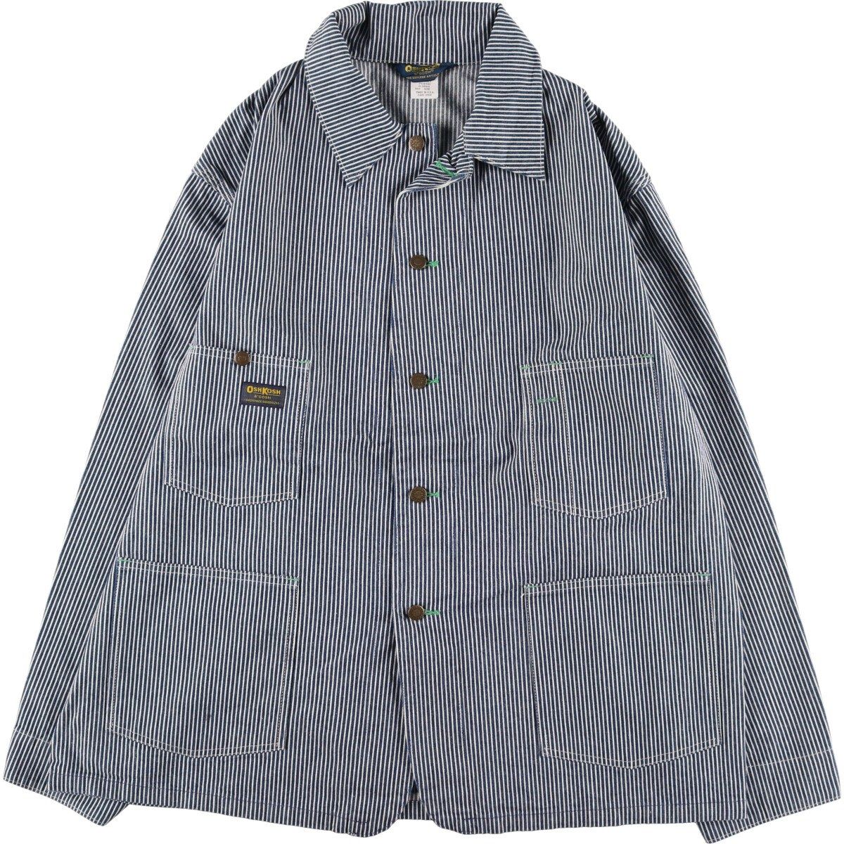 古着 80年代 オシュコシュ Osh kosh B'GOSH ヒッコリーストライプ