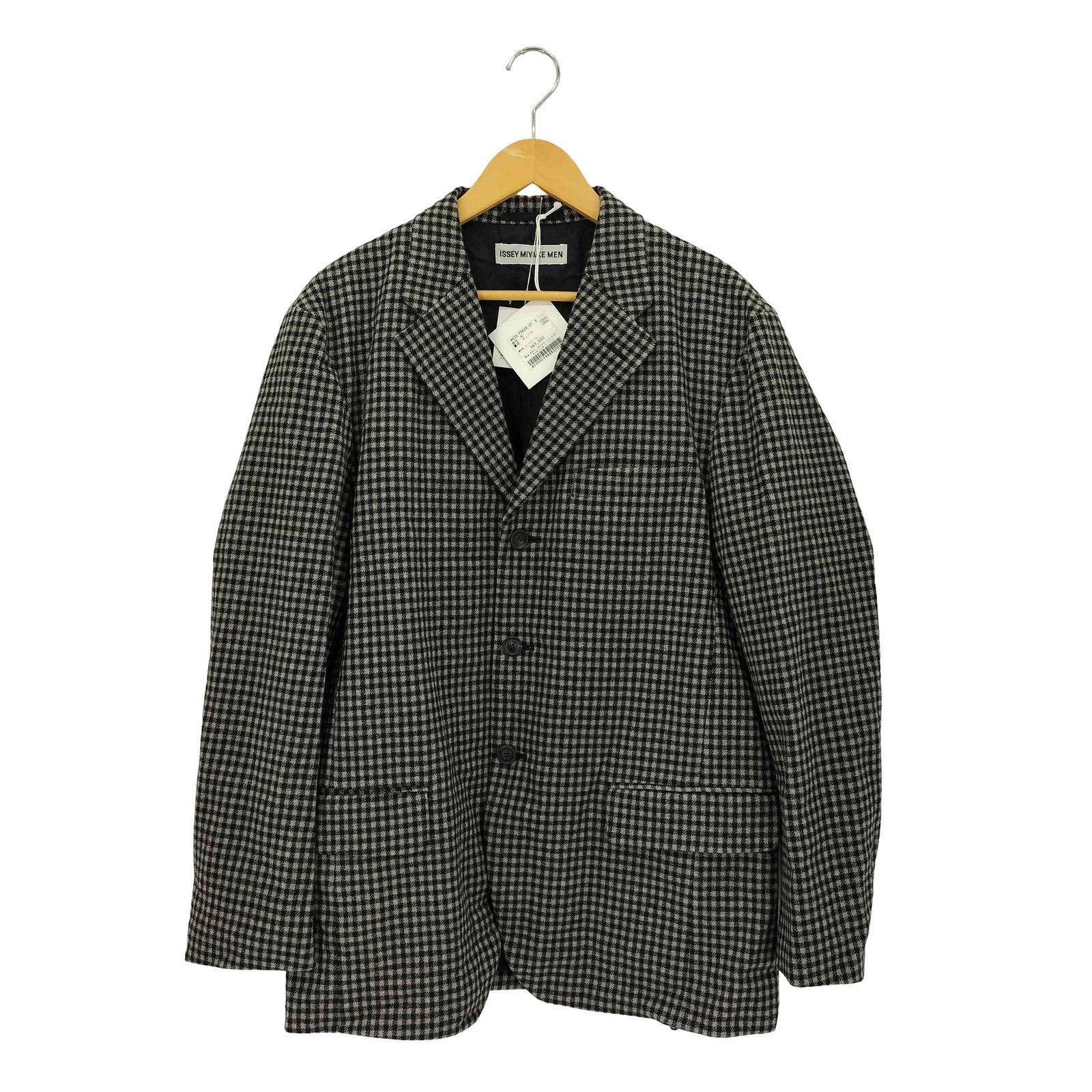 I.S. ISSEY MIYAKE⭐️イッセイミヤケ　チェックジャケット伸縮性あり ISSEY MIYAKE 90s チェック テーラードジャケット 【公式通販】