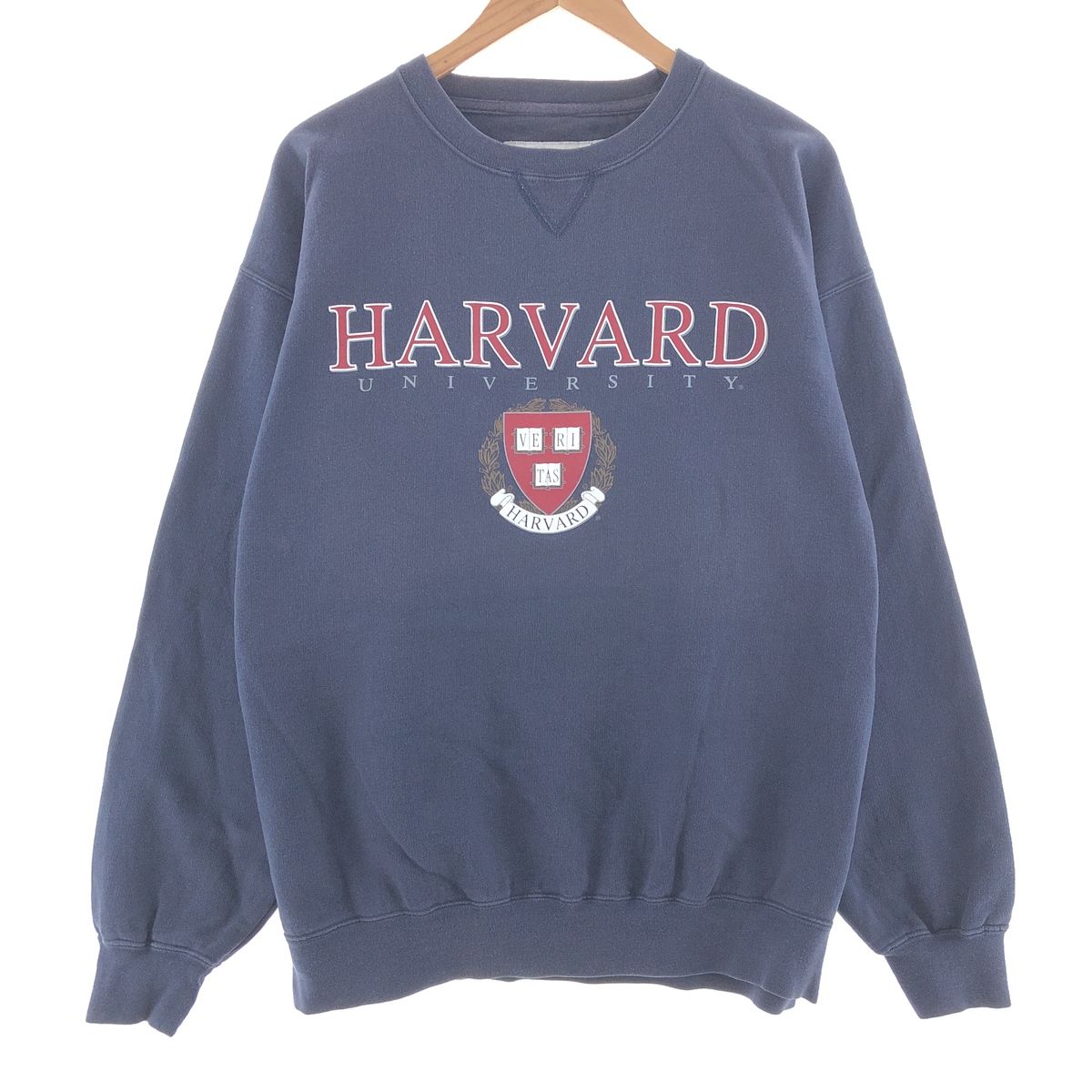 80sChampion 販売 harvardチャンピオンハーバード大学スウェットシャツ HARVARD ロゴ スウェットシャツ レッド