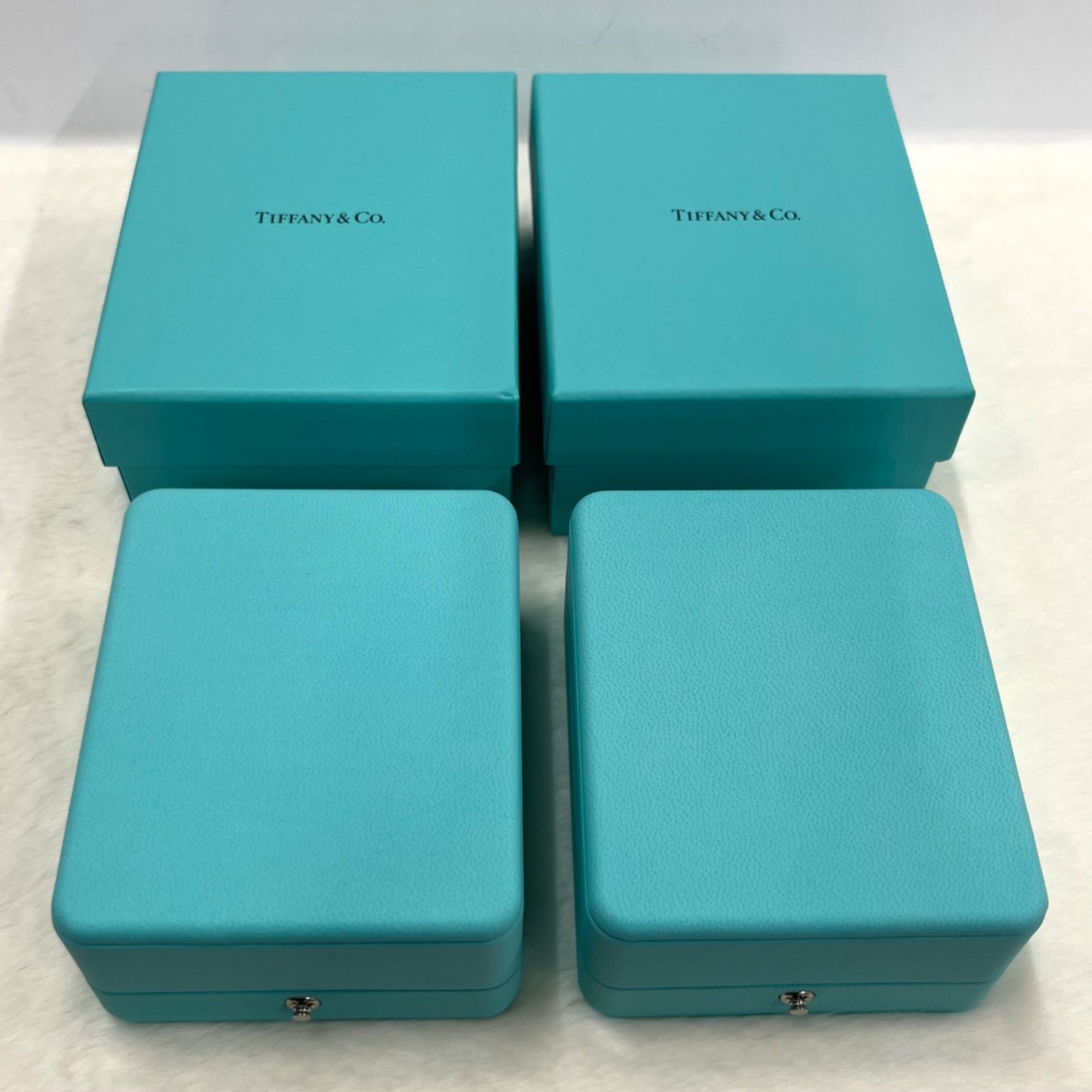 中敷無し】ティファニー ネックレス ケース 空箱 現行品 2個セット