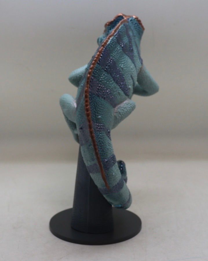 リヤドロ　カメレオン　フィギュリン　陶器置物　爬虫類 リヤドロ LLADRO カメレオン フィギュリン 陶器置物 爬虫類