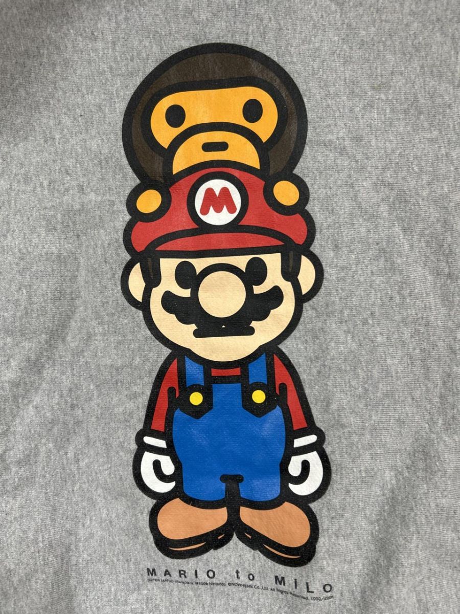 A BATHING APE アベイシングエイプ 希少 BAPE × Nintendo マリオ