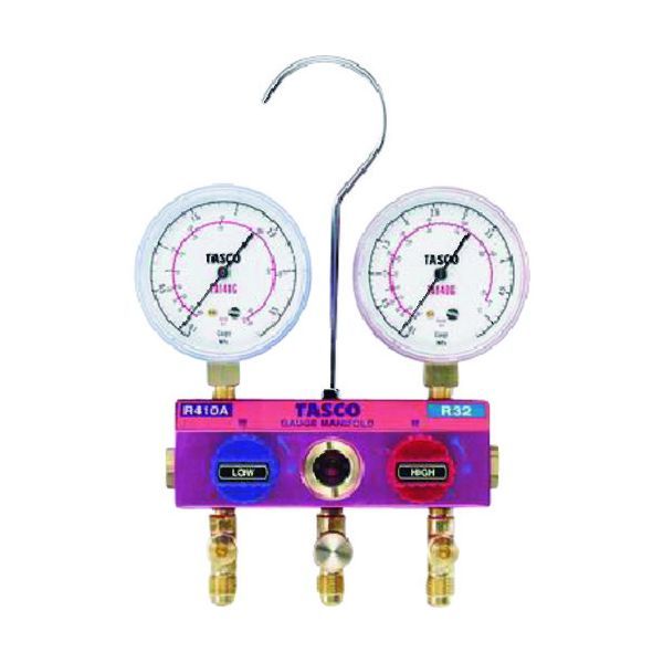 7営業日以内発送 TASCO タスコ TA122GH R410A R32ボールバルブ式ゲージマニホールド 沖縄離島販売不可