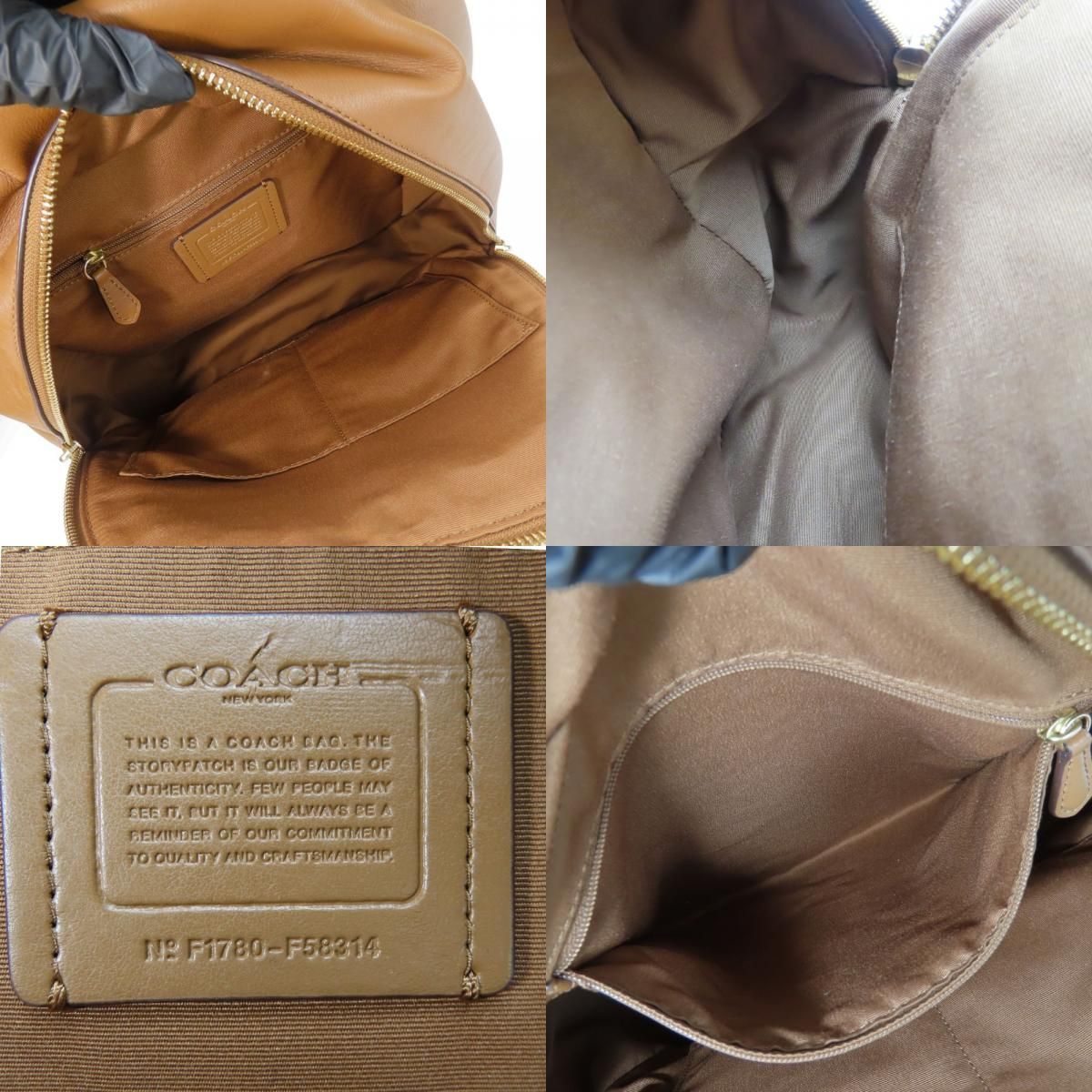 コーチ リュック・デイパック F58314 シグネチャー PVC 公式 レザー