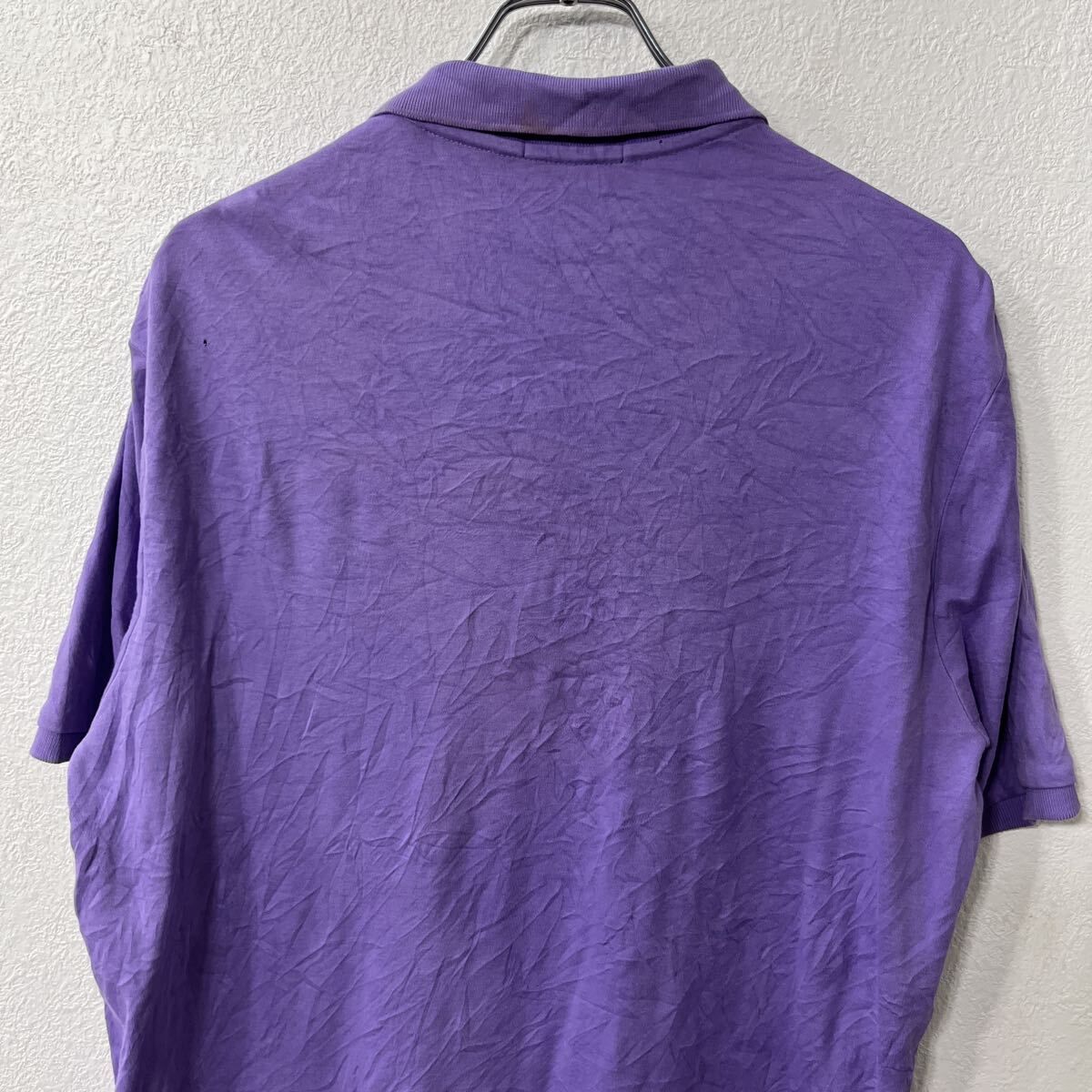 【美品】POLO RALPH LAURENポロシャツ半袖　パープルラルフローレン POLO RALPH LAUREN（ポロシャツ ・ パープル/紫色系）のフリマ