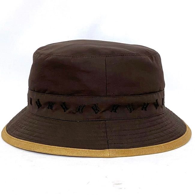 エルメス バケットハット ブラウン ベージュ クリーニング済み 帽子