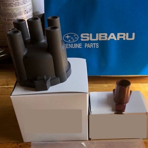 スバル SUBARU 純正 新品 未使用 サンバー KS3 KS4 KV3 KV4 デスビ ディスト リビューター キャップ ロータースイッチ 2点 セット パーツ タイヤ バンパー 検索 マフラー 希少