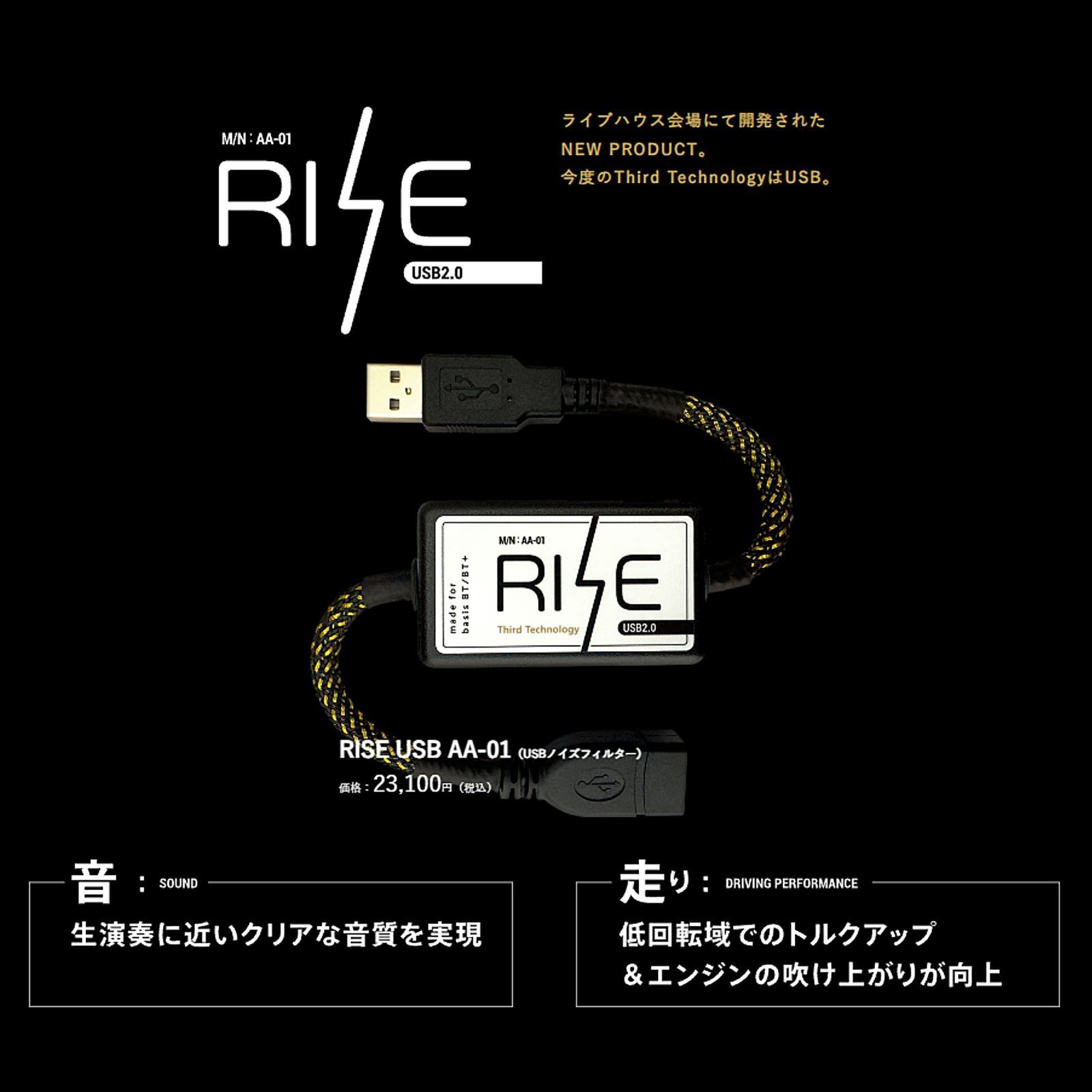 Third Technology RISE USB AA-01 販売済み USBノイズフィルター