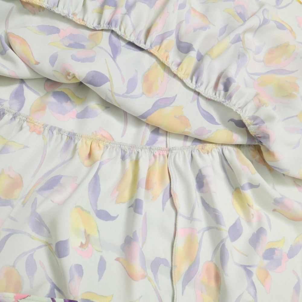 ワンピース レディース 長袖 ボウタイ付き ロングワンピース  