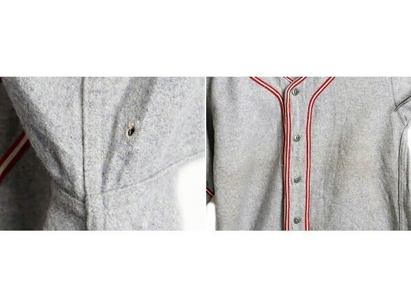 デッドストック 40s ビンテージ ■ DANDUX ウール 半袖 ベースボール デッドストック 40s ビンテージ □ DANDUX ウール 半袖 ベース