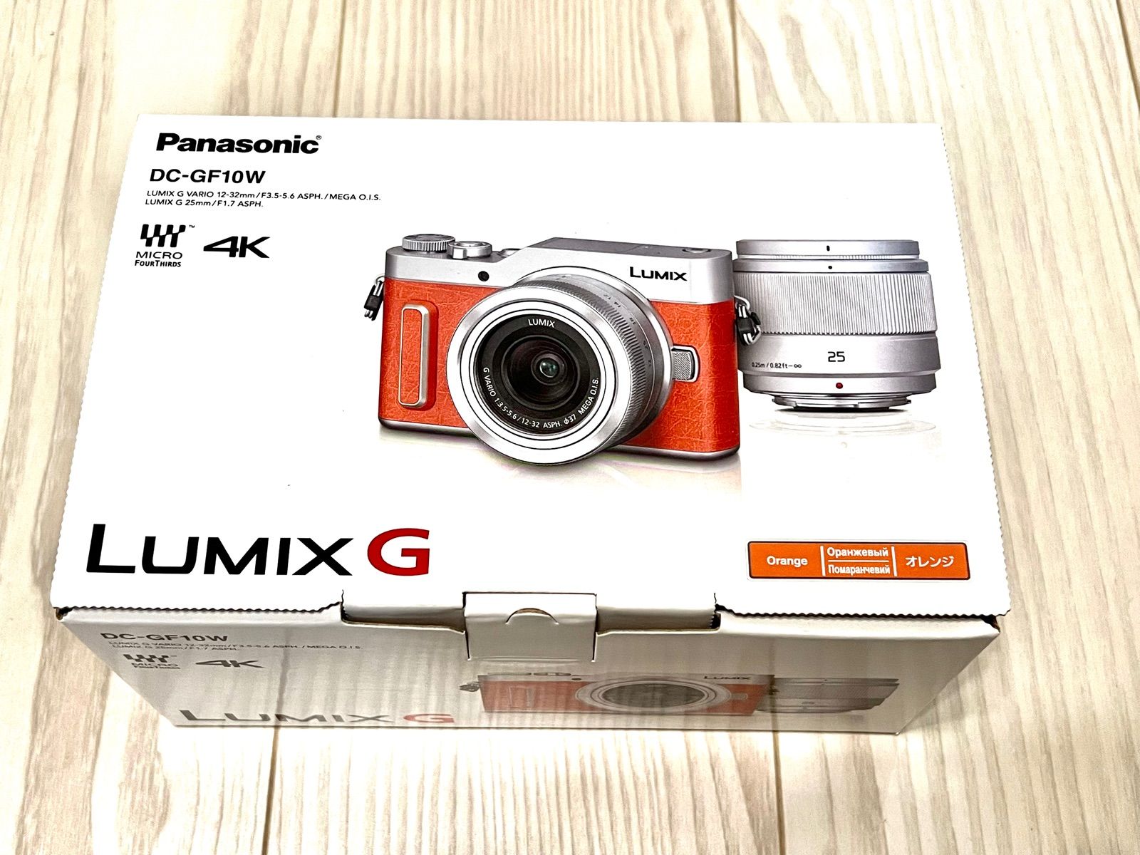 LUMIX GF10ミラーレス一眼カメラ オレンジ DC-GF10W-D-fizikalcentar.rs