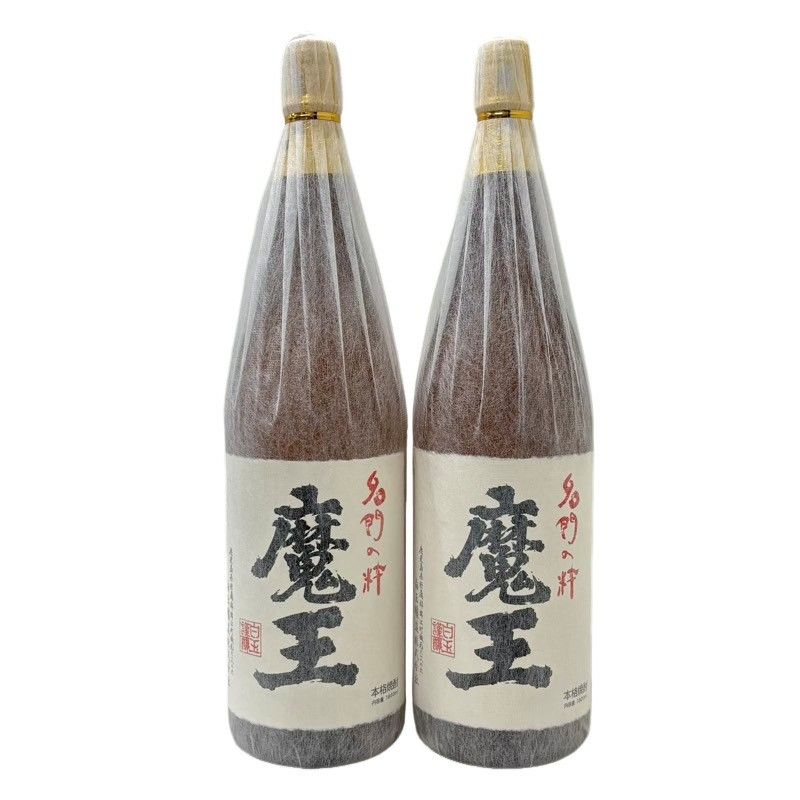 焼酎2本セット 魔王 1800ml 25度 白玉醸造 【新品未開栓品