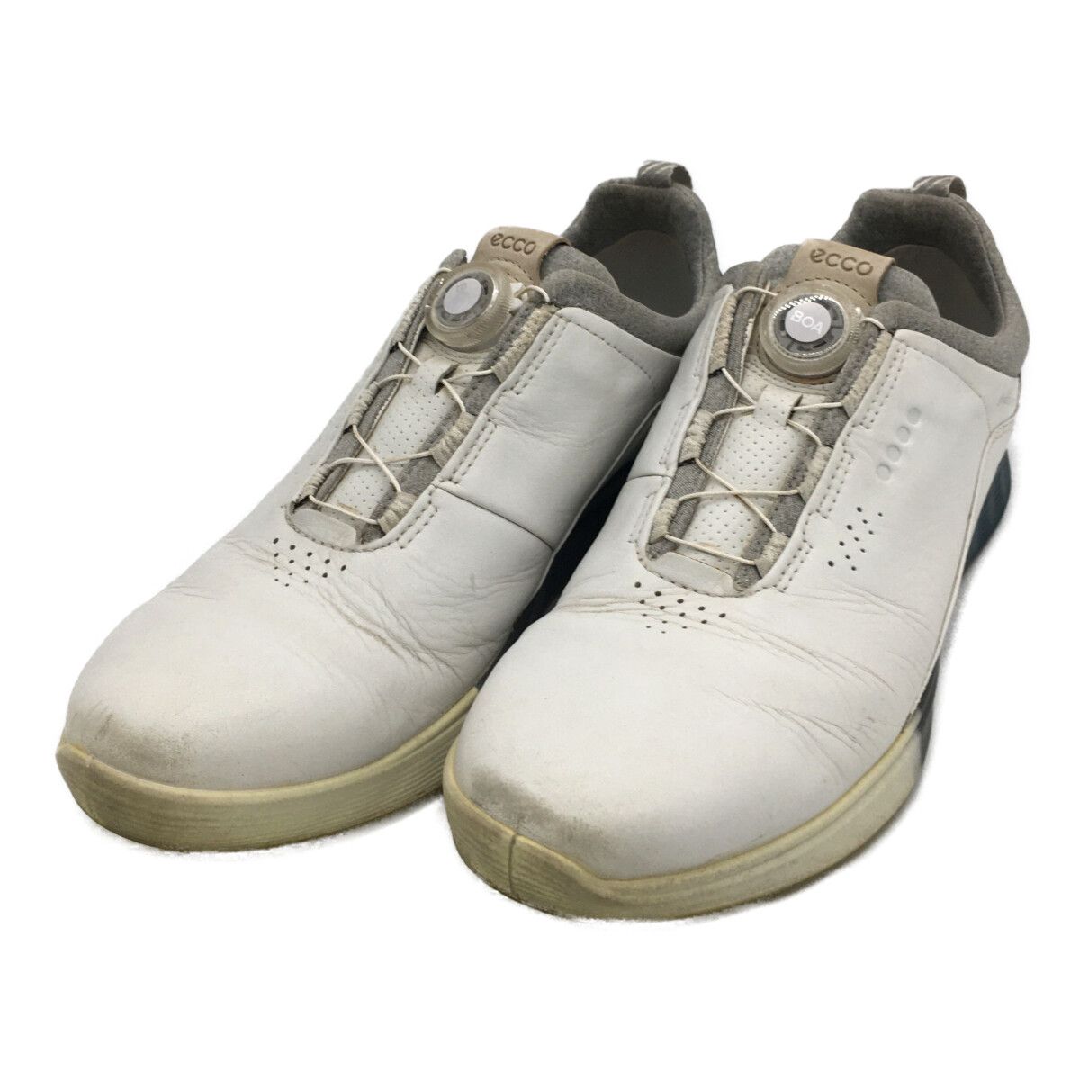 ECCO - coco 中古 エコー ecco ゴルフシューズ 42 26cm 白 ホワイト エススリー スパイクレス ボア [102914-60061] 中古 エコー ecco ゴルフシューズ 42 26cm 白 ホワイト エススリー