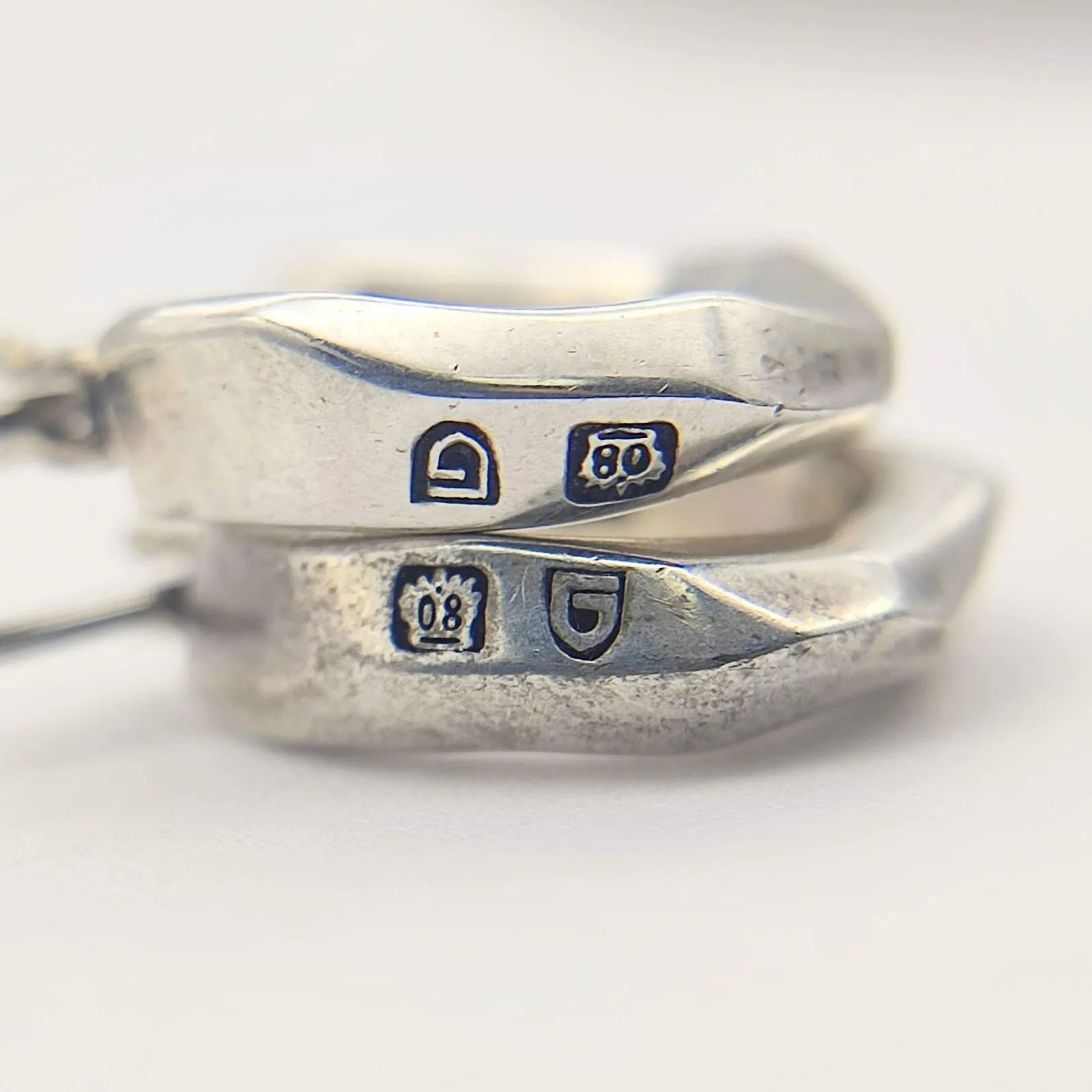 GARNI ガルニ シルバー フープピアス 左耳 Crockery Pierce