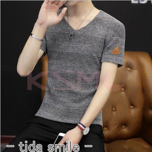 tシャツ メンズ 半袖 vネック ポリエステル メンズ トップス スポーツ tシャツ ファッション おしゃれ 大きいサイズ 夏服 運動会 文化祭