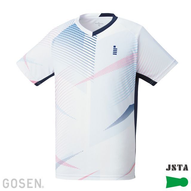 GOSEN ジュニアゲームシャツ ホワイト 140サイズ/T2300 【GOSEN