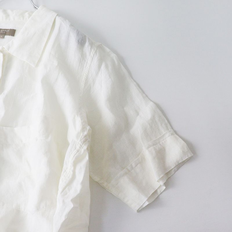  2025 SS マーガレットハウエル HOWELL FINE LINEN リネン シャツ 2｜生成り トップス プルオーバー アンサンブル トップス
