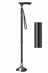 ケイ・ホスピア 愛杖 楽スマ スリーベース ブラック R-101 節約 介護