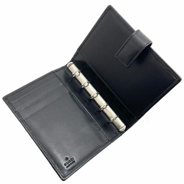 グッチ 手帳カバー GGキャンバス ミニ手帳カバー キャンバス レザー 革