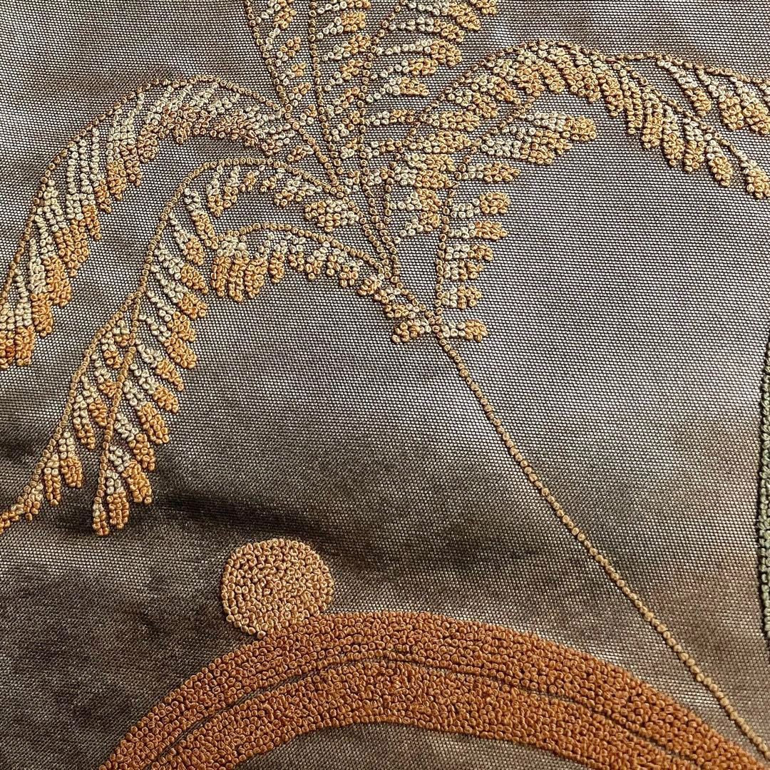 袋帯 相良刺繍 稲穂 グラデーション 着物 105a d - メルカリ