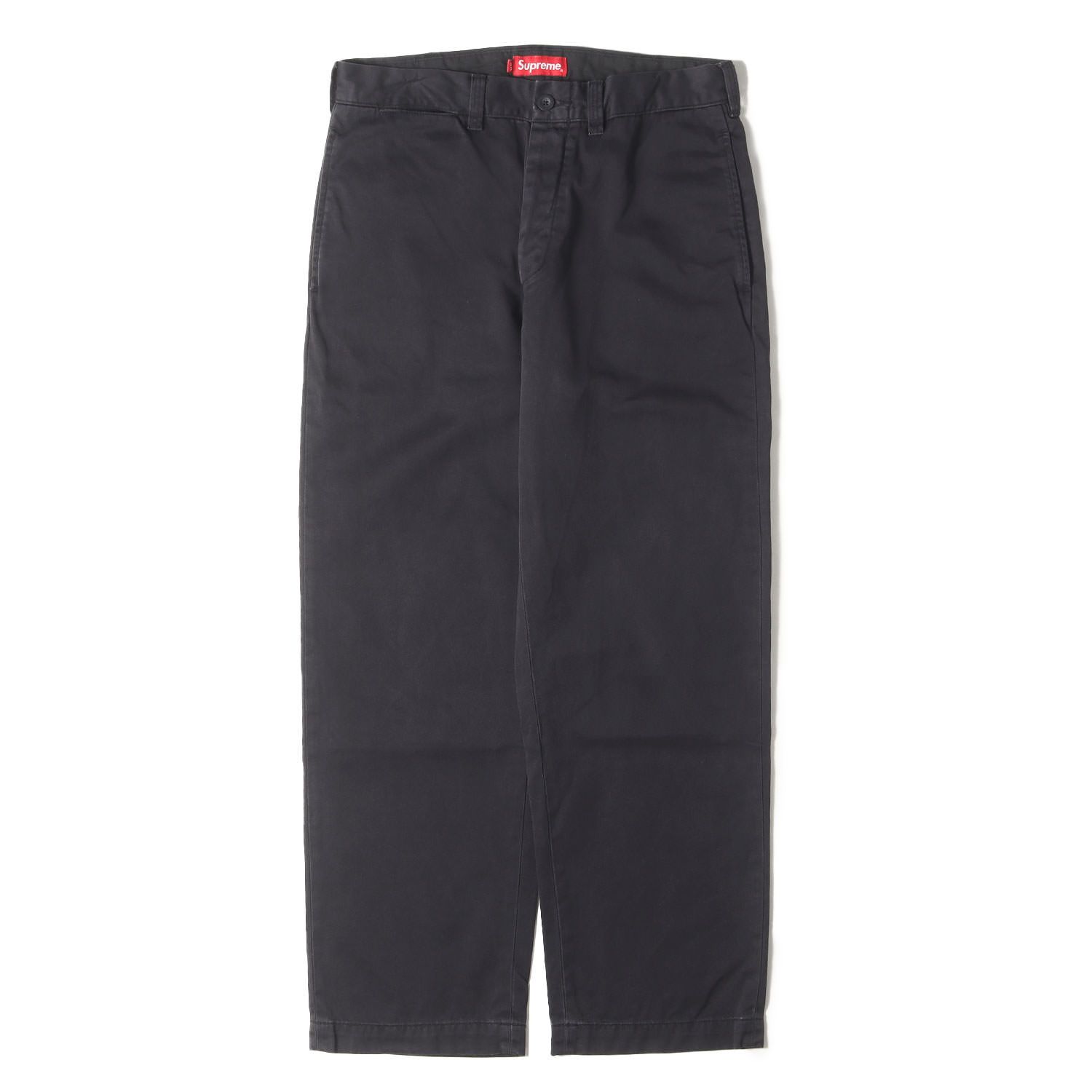 Supreme シュプリーム パンツ ブラック 黒 サイズ:30 | ピンナップガール刺繍 コットン チノパンツ (Pin Up Chino Pant) | ボトムス ズボン【メンズ】