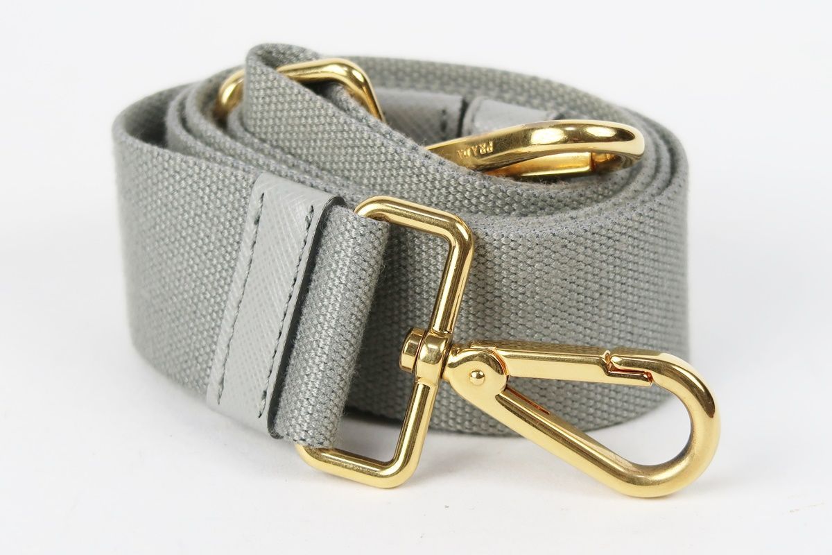 超美品】PRADA プラダ カナパ ショルダーストラップのみ 付属品 グレー