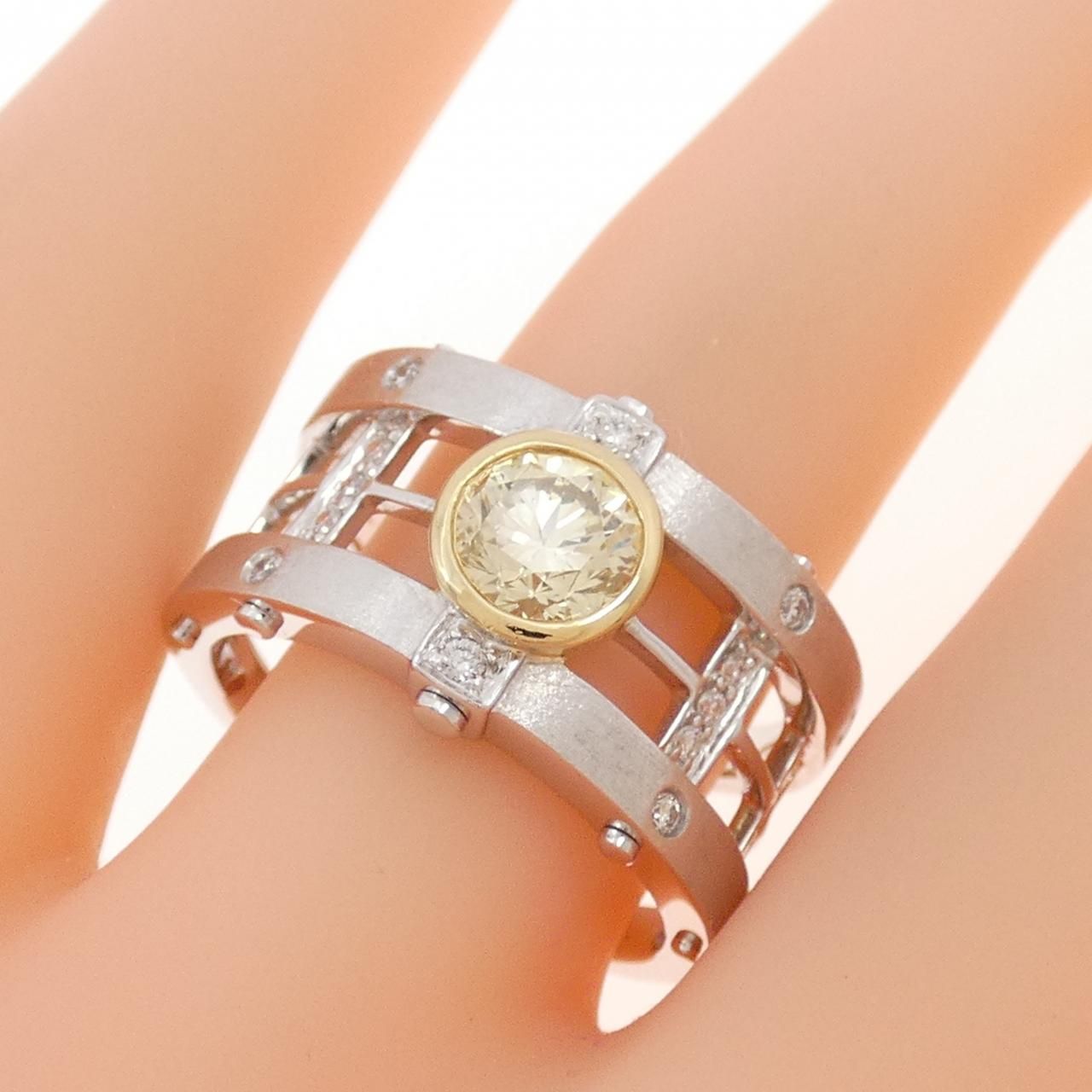 K18YG H&Cダイヤモンド0.5ct ハーフエタニティリング GGSカード鑑別