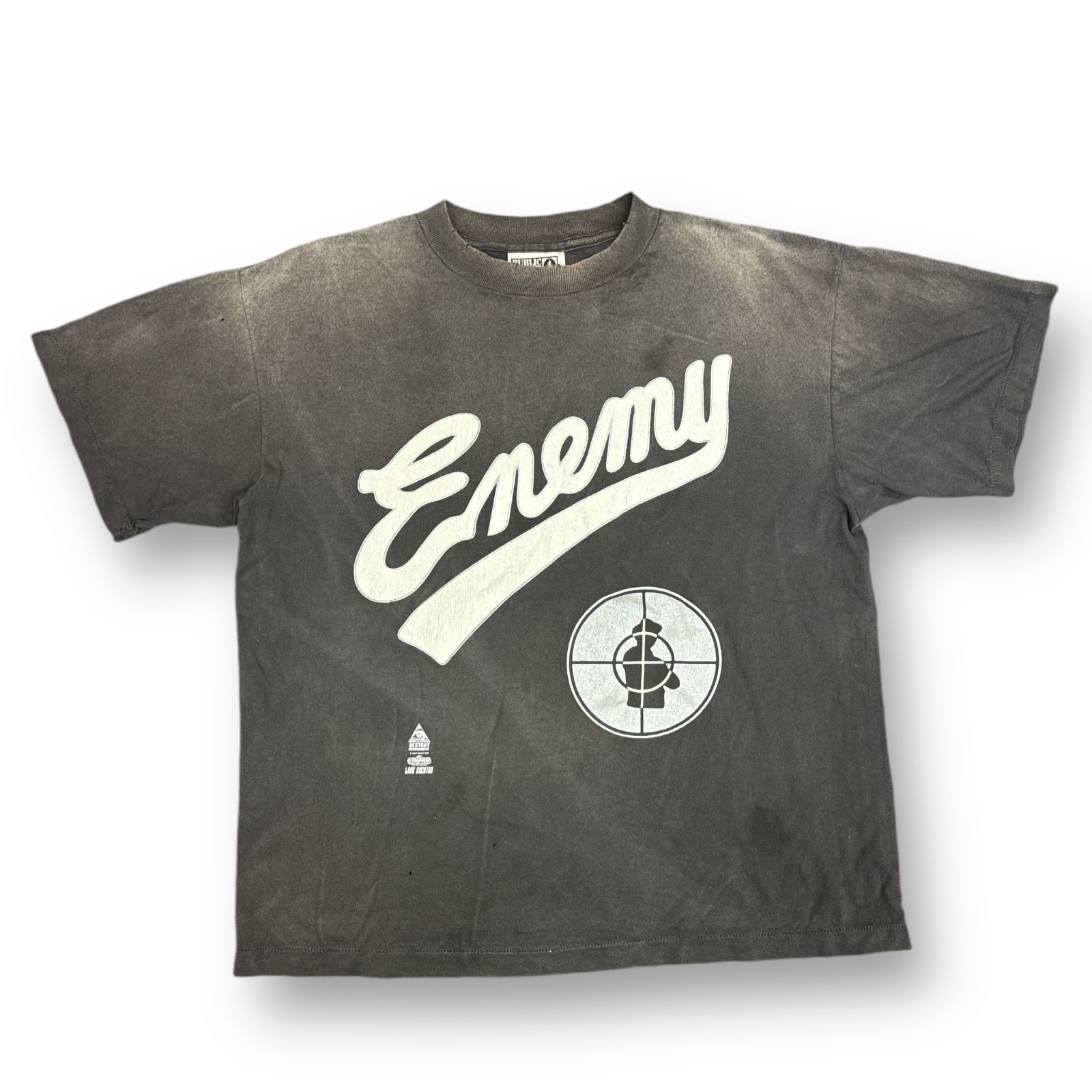 定価48400円 SAINT MICHAEL × PUBLIC ENEMY 24AW S/S TEE SNT ENEMY セントエネミーTシャツ  セントマイケル パブリックエネミー コラボ SM-YS1-0000-C18 チャコール S 77871A4 - メルカリ