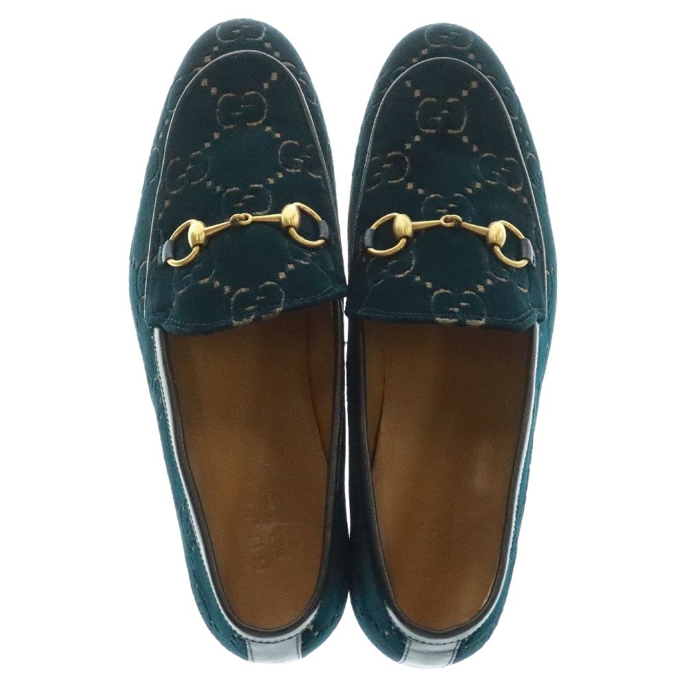 GUCCI ヨルダーン GGベルベット ローファー ヨルダーン〕GGベルベット ローファーブラック GG ベルベット