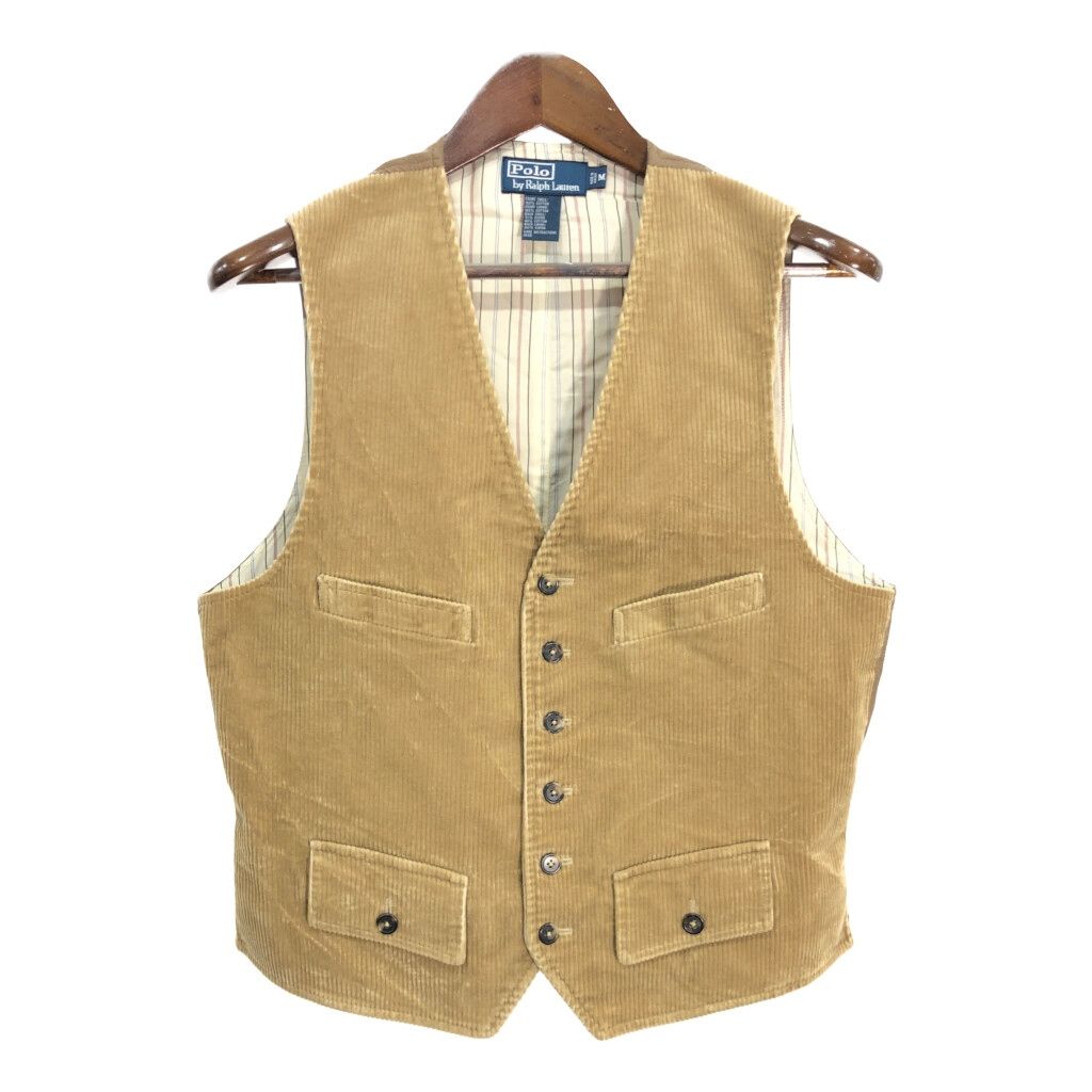 Polo by Ralph Lauren ブラウンコーデュロイベスト 新品未使用 00年代 Polo by Ralph Lauren ポロ ラルフローレン コーデュロイ