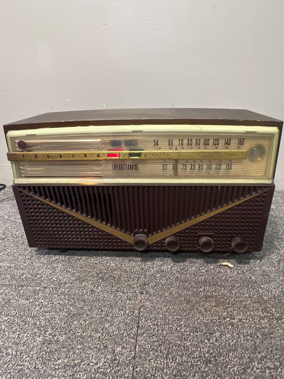 ⭐︎ 昭和 レトロ マツダ 真空管ラジオ radio 当時物 ジャンク
