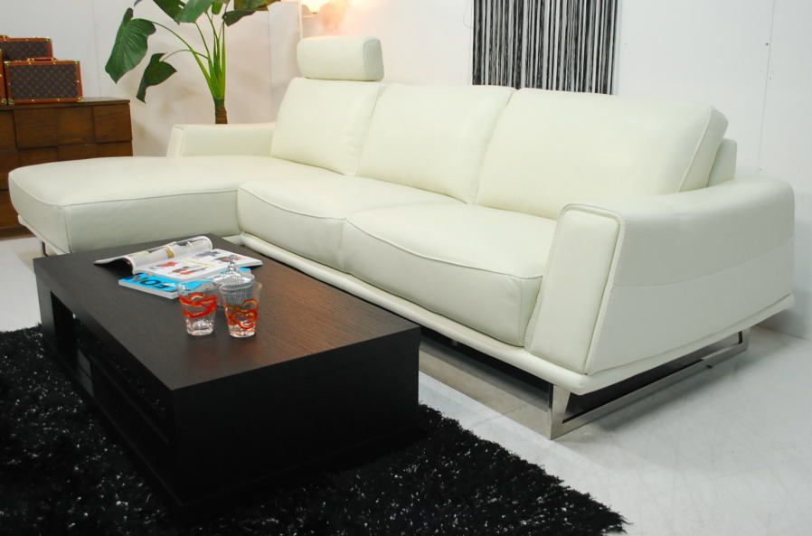 アウトレット 現品限り 一部 イタリア製本革使用 ラグジュアリー L型カウチソファーセット 広いリビングに良く似合います USTAUSTRALIA_COM_AU