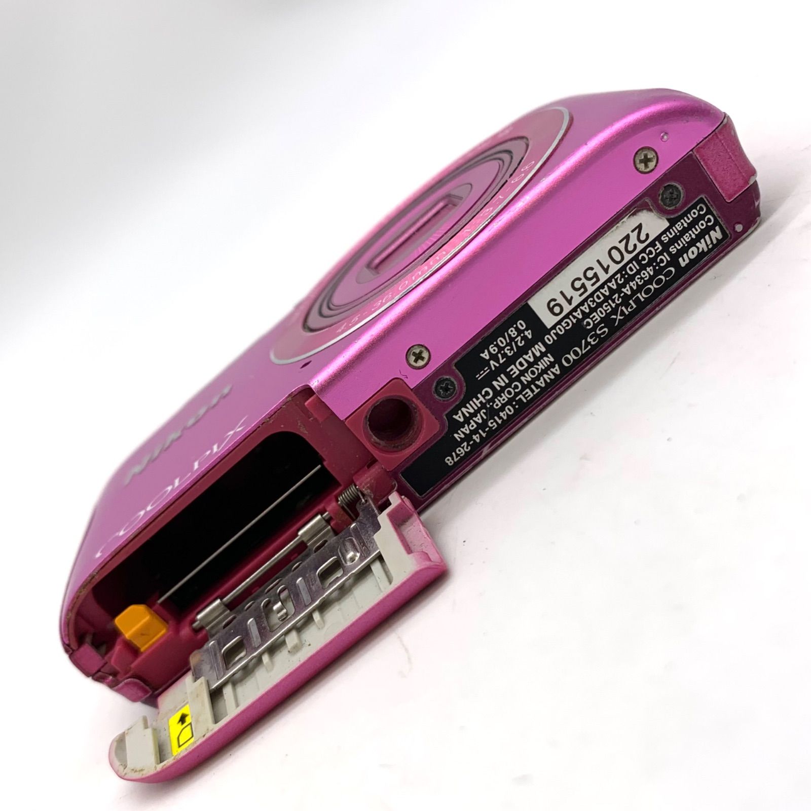 動作未確認】Nikon デジタルカメラ COOLPIX S3700 ピンク - メルカリ