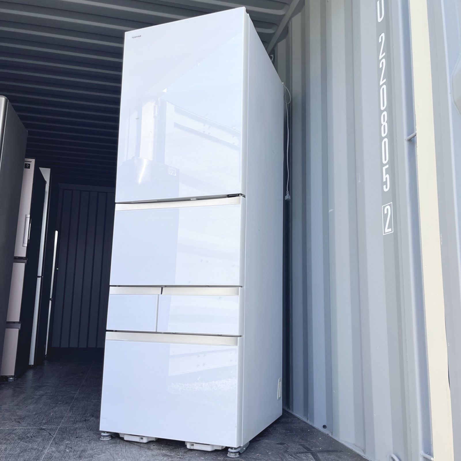 73取付無料！東芝ベジータ高性能おしゃれホワイト大容量501L5ドア