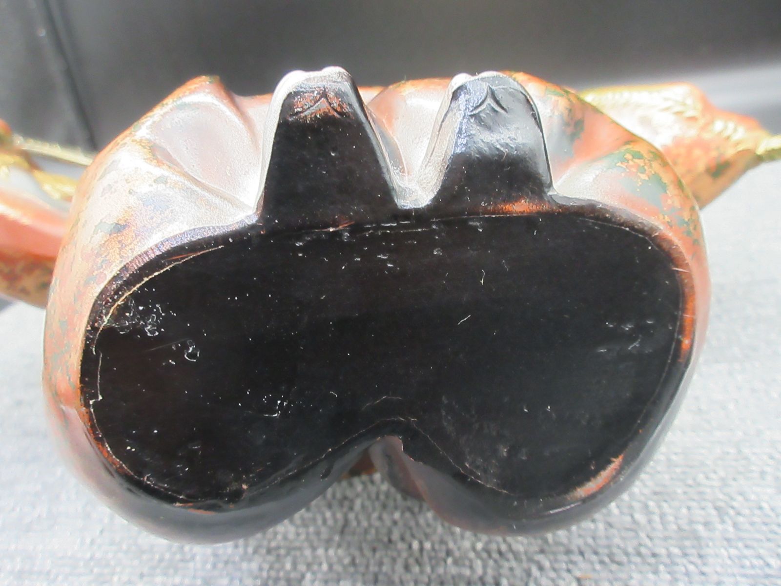 面有】鋳物 金属工芸 能面人形 翁舞 彩色翁 翁像 能・狂言 吉祥 縁起