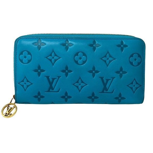 ルイヴィトン Louis Vuitton モノグラム エンボス ジッピーウォレット ラウンドファスナー M81512 長財布 レディース