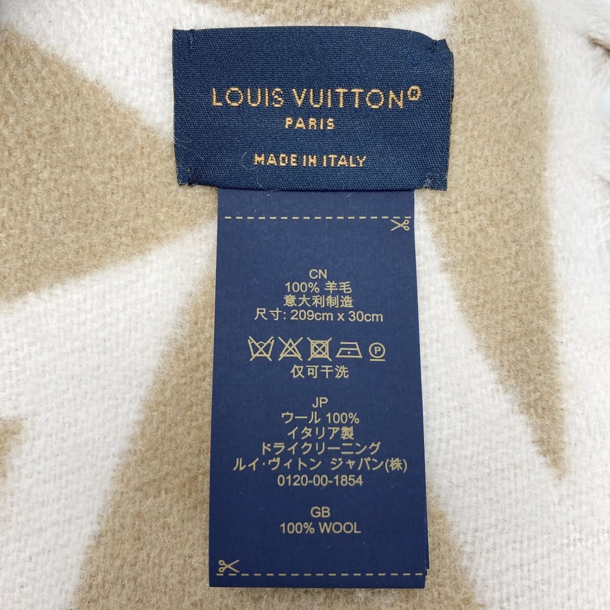LOUIS VUITTON ルイヴィトン フライト・モード メダリオン マフラー  