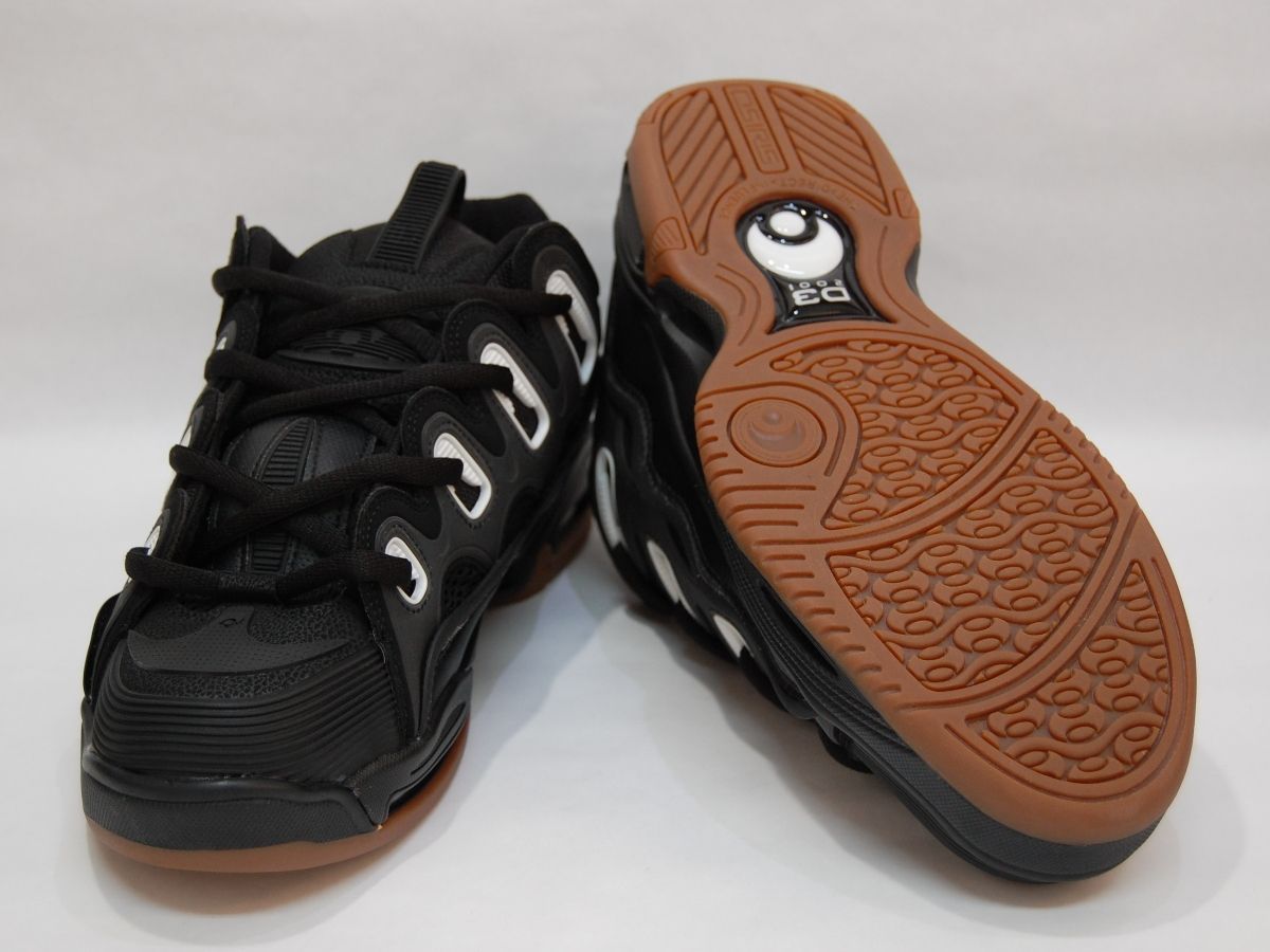 OSIRIS D3 2001 Black/Gum オサイラス オールブラック 真っ黒 黒