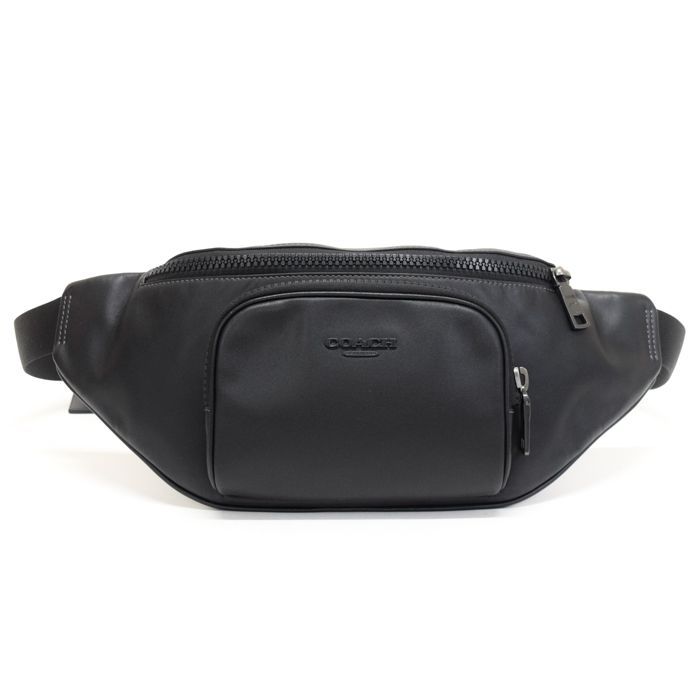 メンズ コーチ COACH レーサー ベルト バッグ スムース カーフ レザー