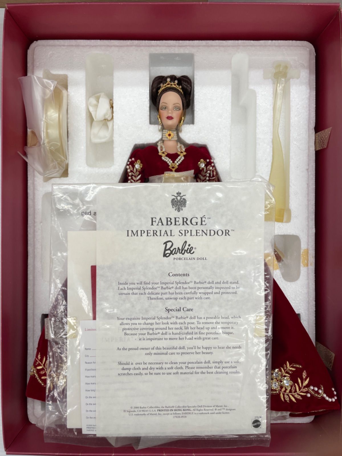 Imperial Splendor Barbie ファベルジェの卵 インペリアル・イースター・エッグ バービー - メルカリ