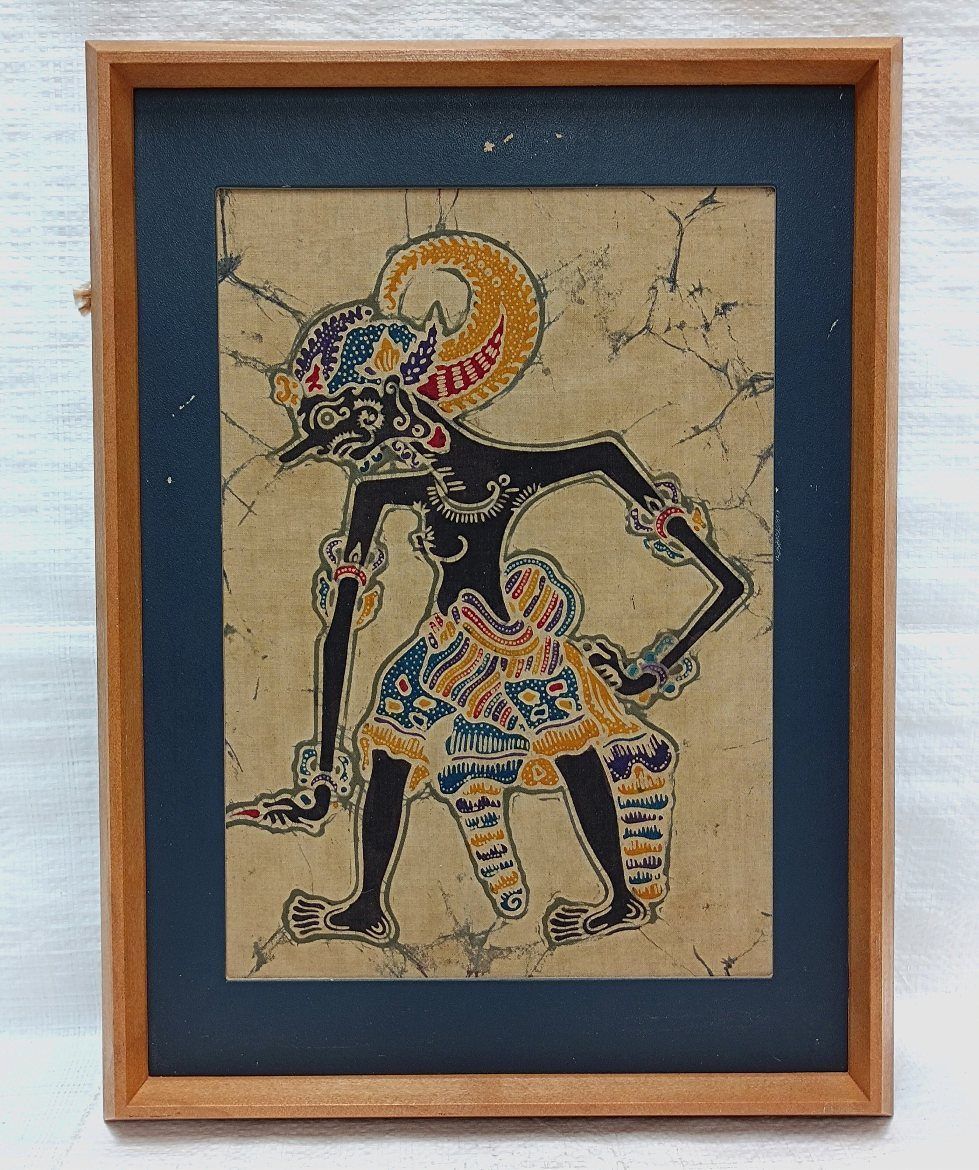 インドネシア ワヤン 絵画 金彩画 インドネシア ワヤン 絵画 金彩画